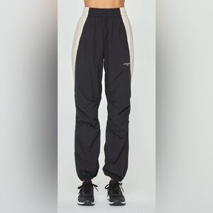 NWT Anine Bing Black and Cream Joggers